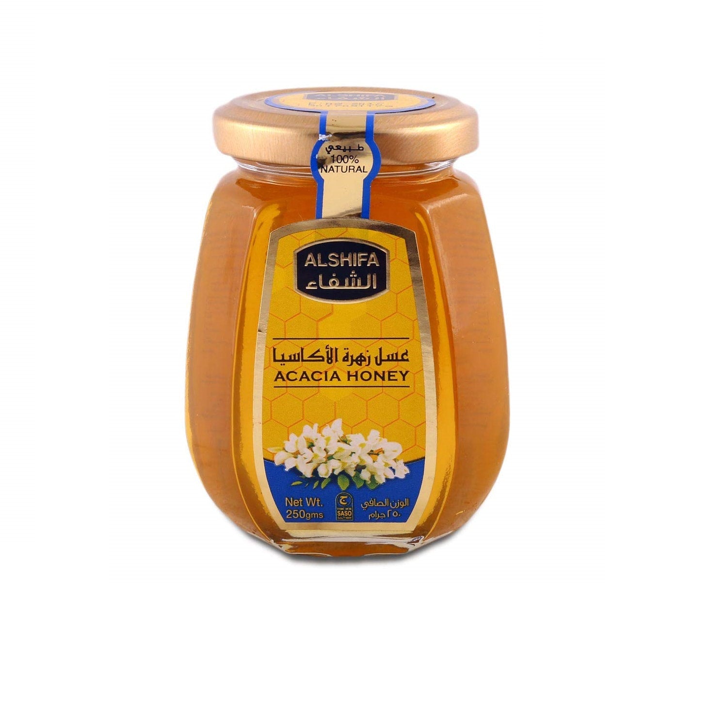 AL SHIFA All Natural Pure Acacia Honey, 250 Grams