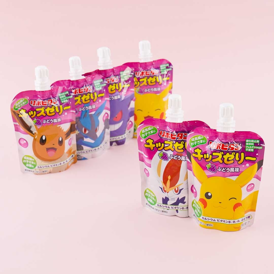 Pokémon X Lipovitan Kids Jelly Drink – Grape