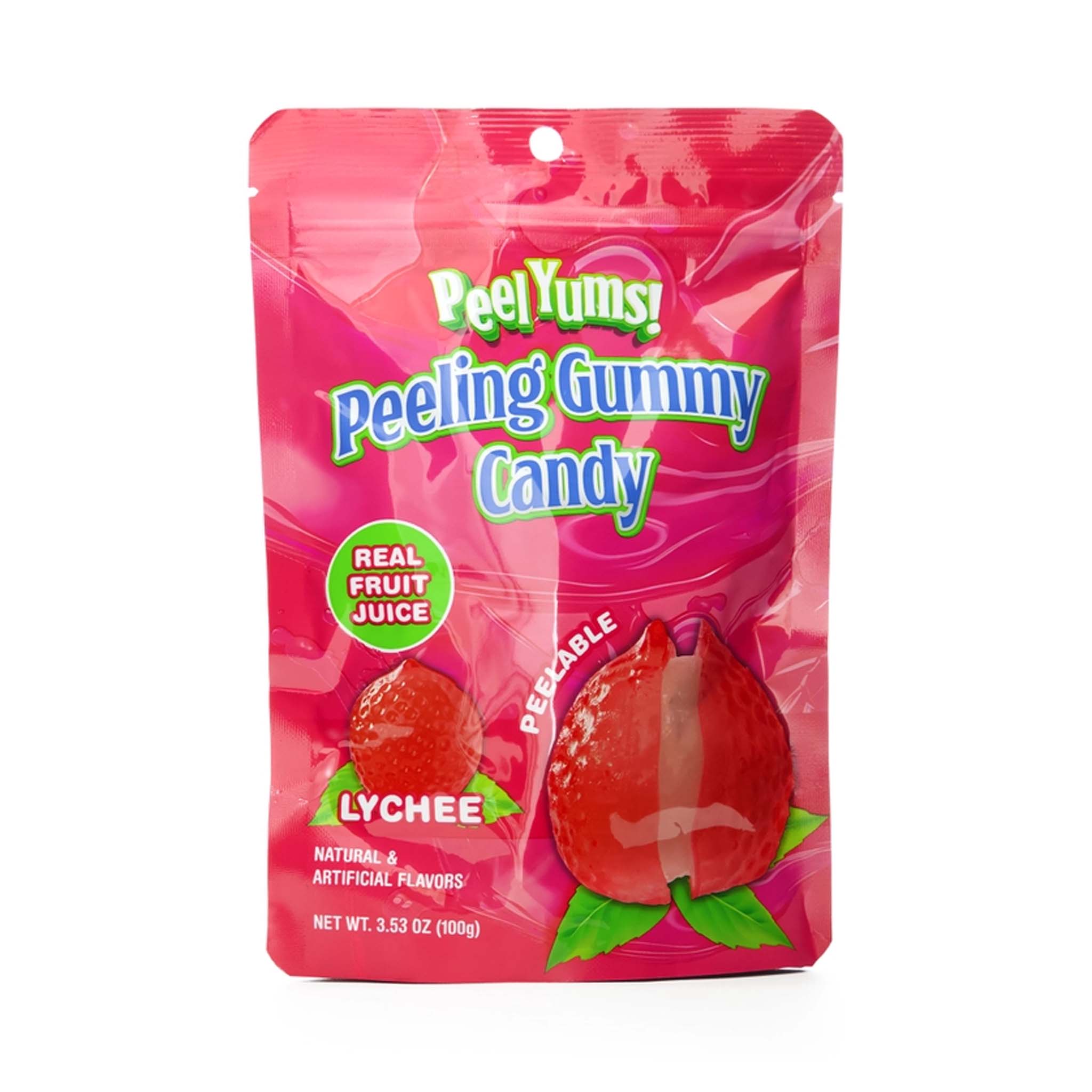 PeelYums Peeling Gummies – Lychee, 3.53 oz