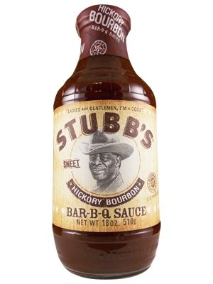 Stubb’s Hickory Bourbon Bar-B-Q Sauce, 18oz.