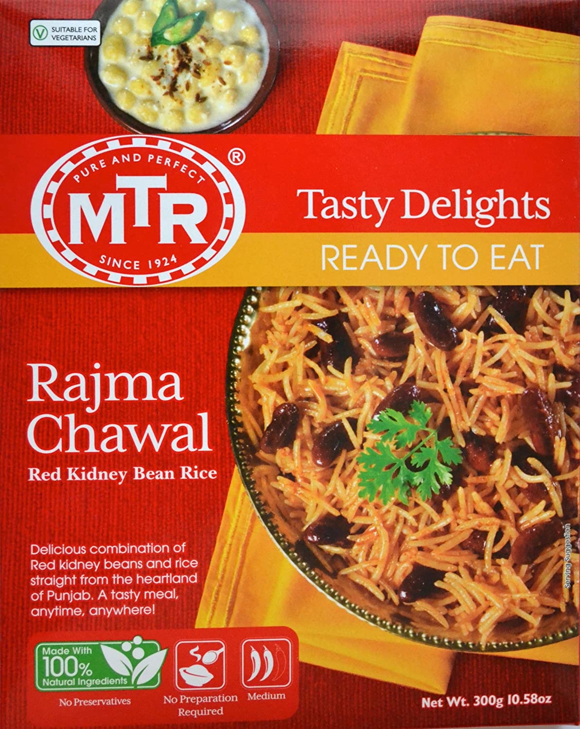 MTR Ready to Eat – Rajma Chawal 10.58oz(300g)
