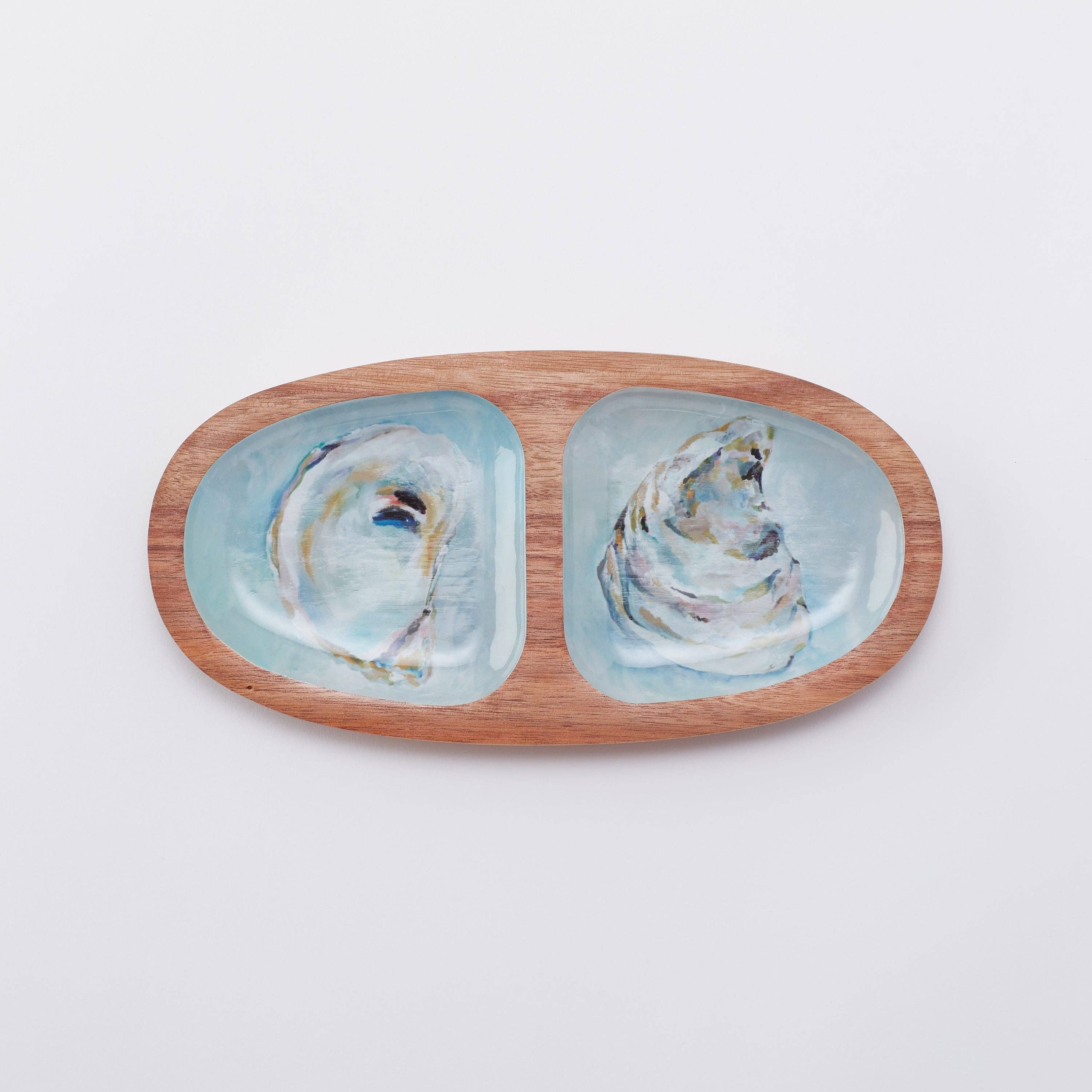 Kim Hovell Art – Wooden Serving Tray (Oval) – Providence