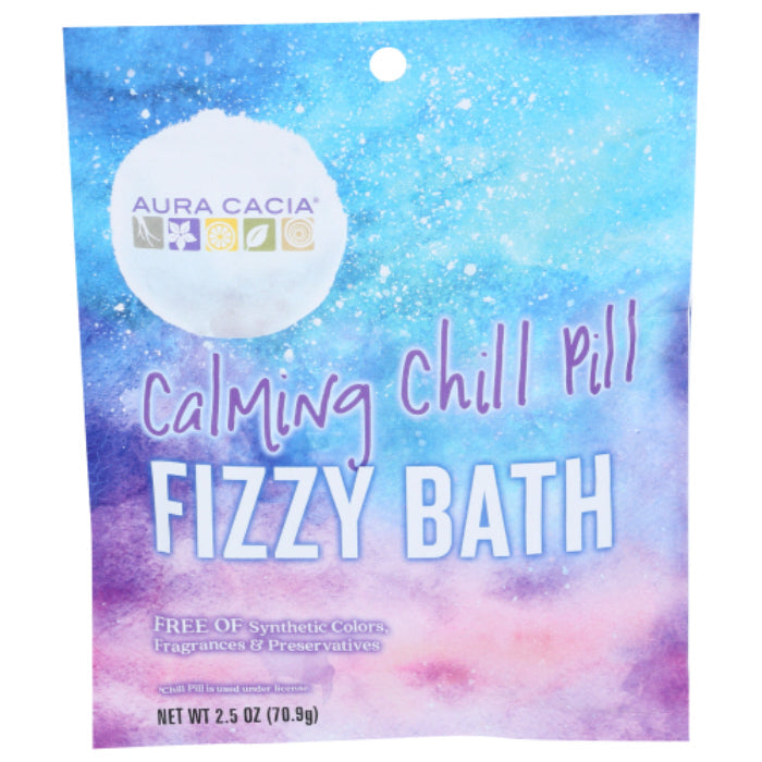 Aura Cacia – Bath Fizzy Calming Chill, 2.5 OZ – Pack of 6