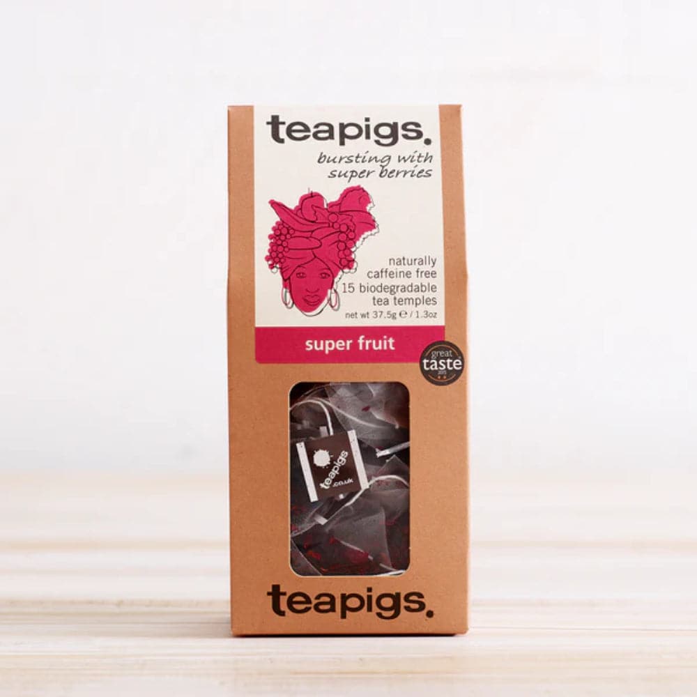 Teapigs – Super Fruit Herbal Tea, 15 Bags | Pack of 6