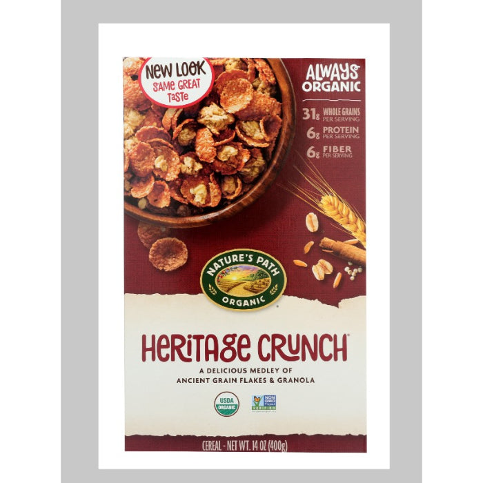 Nature’s Path Cereal Crunch Heritage Organic 14 OZ – Pack of 12