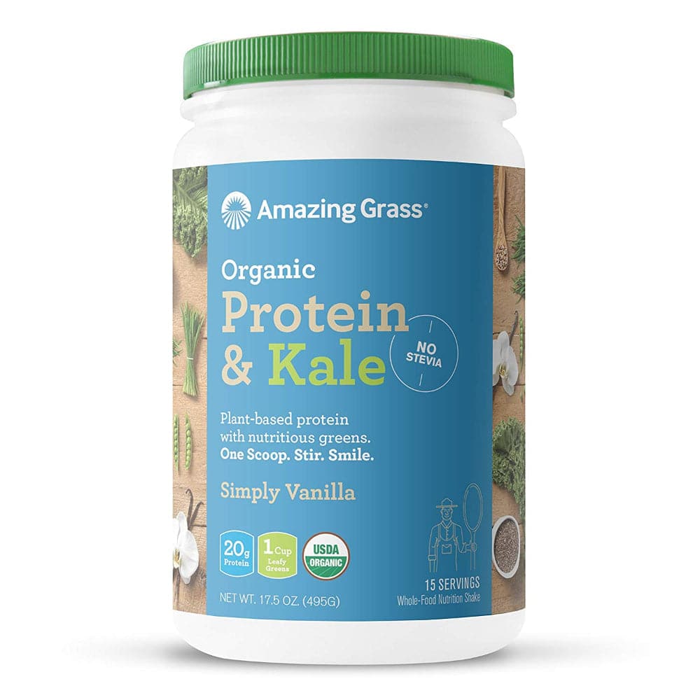 Amazing Grass – Organic Protein & Kale Simply Vanilla, 495g