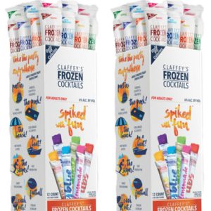 Claffey’s Frozen Cocktails Freezer Pops Variety Pack, 3.38 fl oz (24 Count)