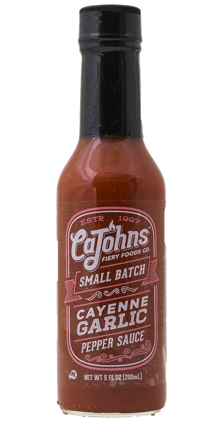 Cajohn’s Small Batch Cayenne Garlic Pepper Sauce