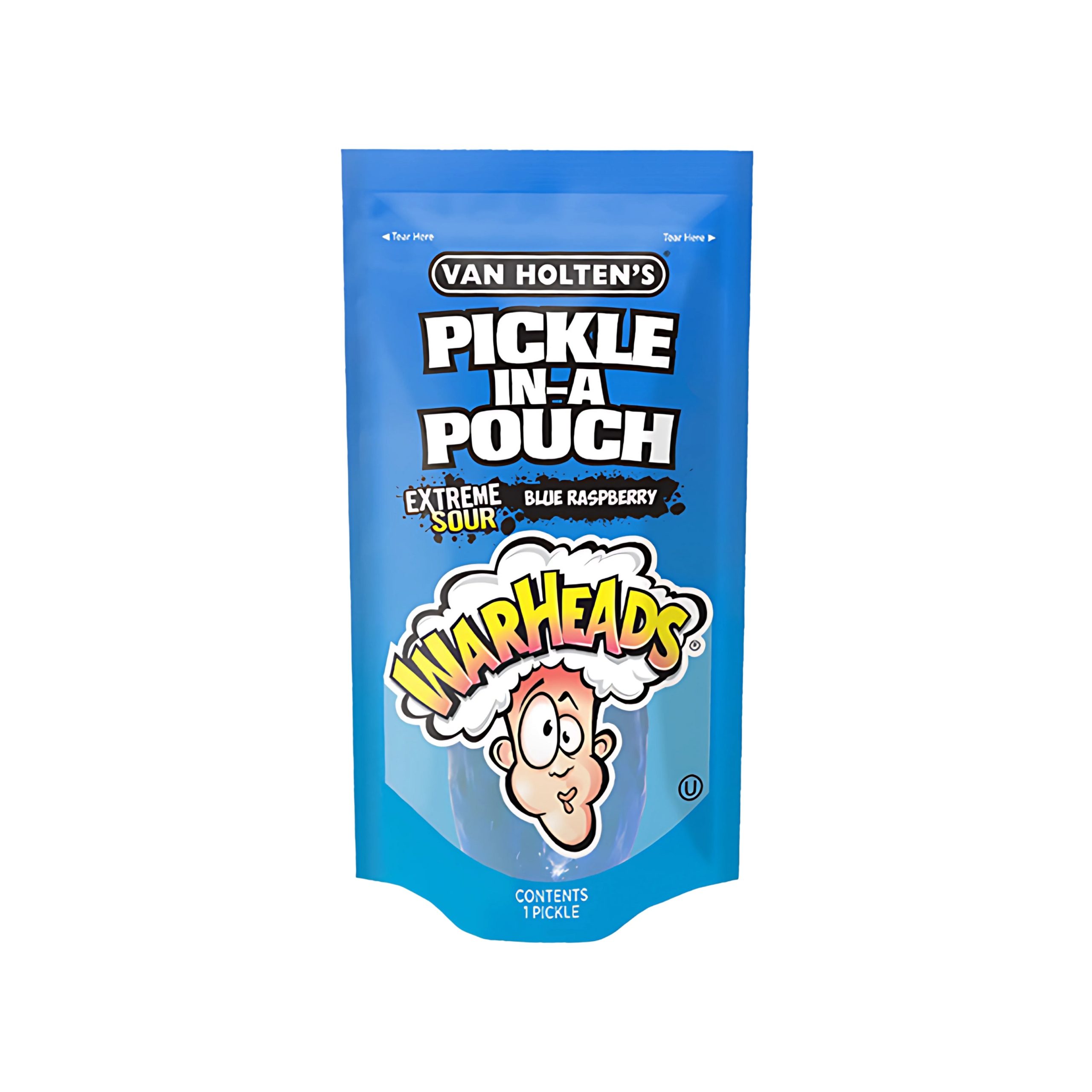 Van Holten’s Pickle in a Pouch Warheads Blue Raspberry (USA)