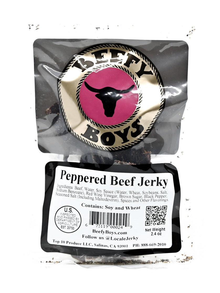 Jerky Peppered Beef Jerky Beefy Boys 2.4