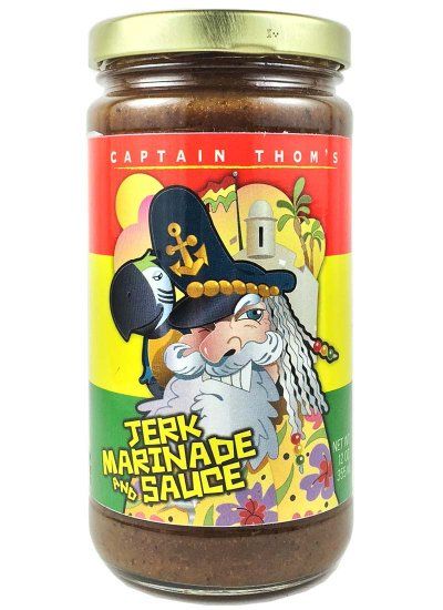 Captain Thom’s Jerk Marinade and Sauce, 12oz.