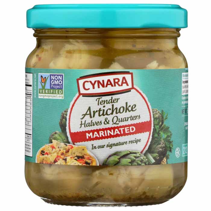Cynara – Halves & Quarters Marinated Artichokes, 6.75Oz (Pack of 6)