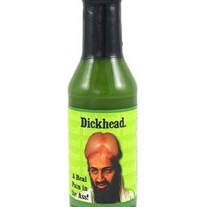 Dickhead with Bin Laden Hot Sauce, 5oz.