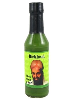 Dickhead with Bin Laden Hot Sauce, 5oz.