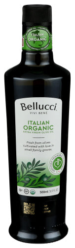 Bellucci – Premium Olive Oil Extra Virgin Organic, 500 Ml | Pack of 6