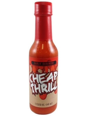 Cheap Thrill Garlic Habanero Hot Sauce, 5oz.