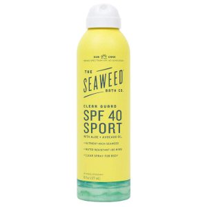 Seaweed Bath Co. – Clear Guard SPF 40 Sport Spray, 6 fl oz