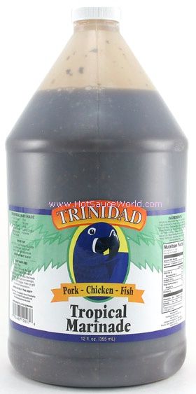 Trinidad Tropical Marinade Steakman’s Marinade, 1 Gallon.