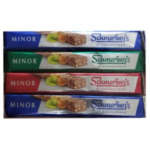 Schmerling’s Minor Swiss Chocolate Bars, Hazelnut Milk Chocolate, Kosher for Passover, 4 Count