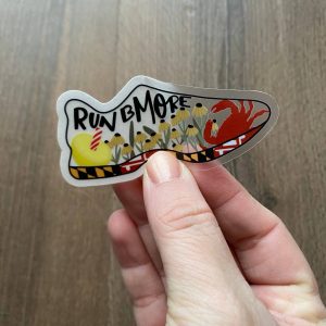 the letters mdn – Run Baltimore Vinyl Sticker