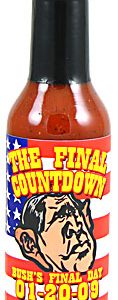 The Final Countdown Hot Sauce (George W Bush), 5oz.