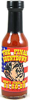 The Final Countdown Hot Sauce (George W Bush), 5oz.