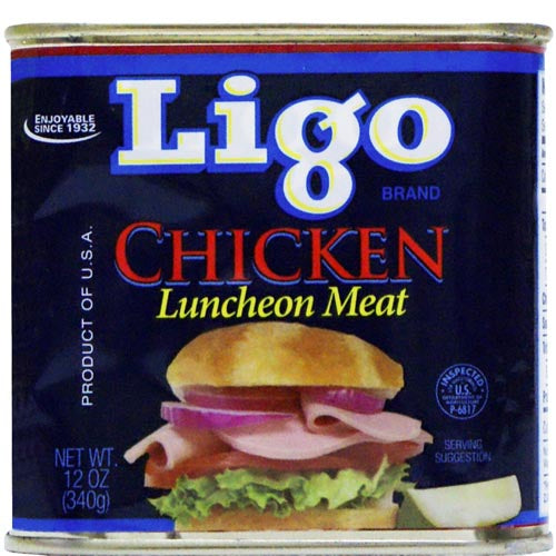 Ligo – Chicken Luncheon Meat (Blue) – 12 OZ