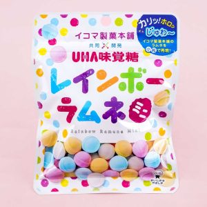 UHA Mikakuto Rainbow Ramune Candy – Peach