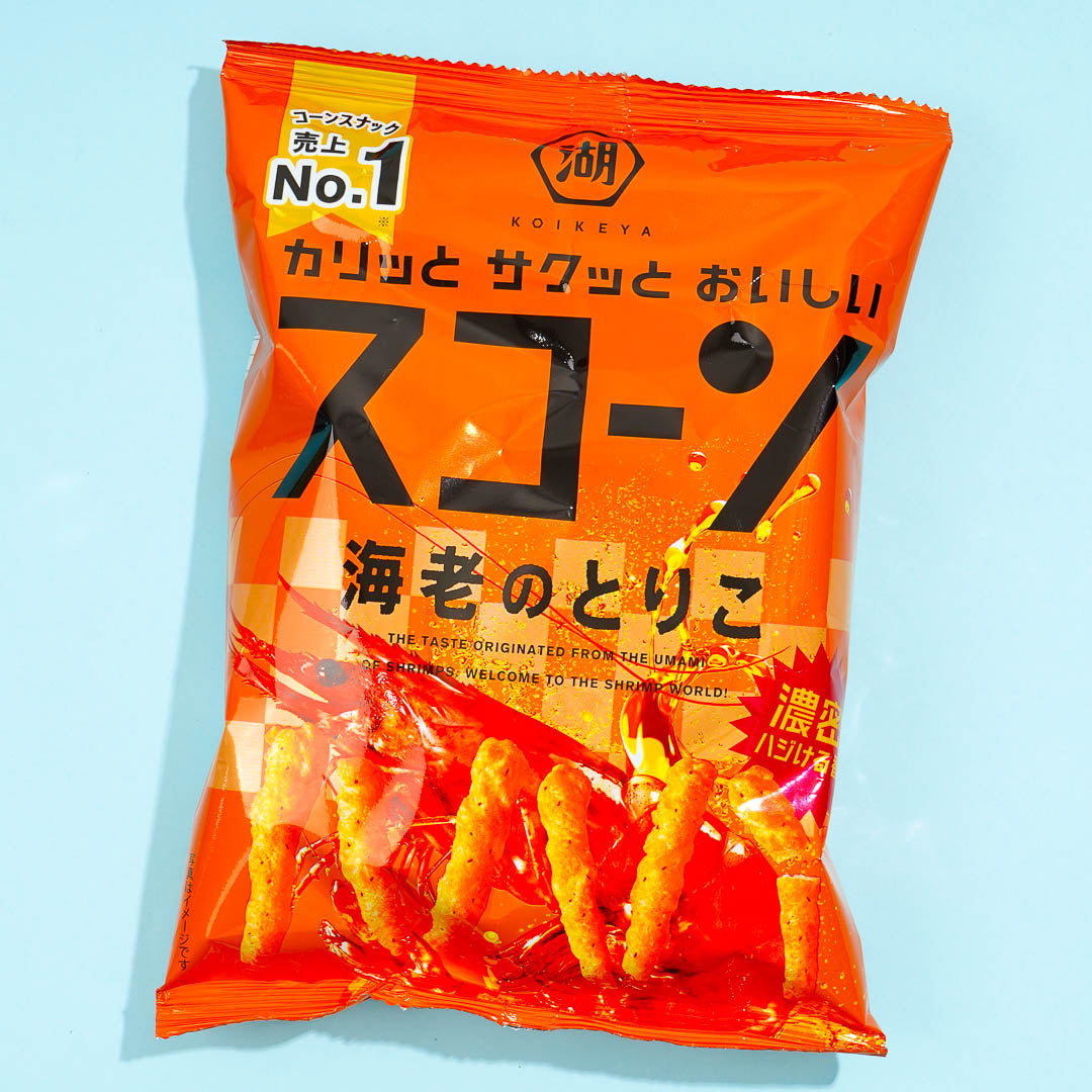 Koikeya Scone Corn Snacks – Shrimp