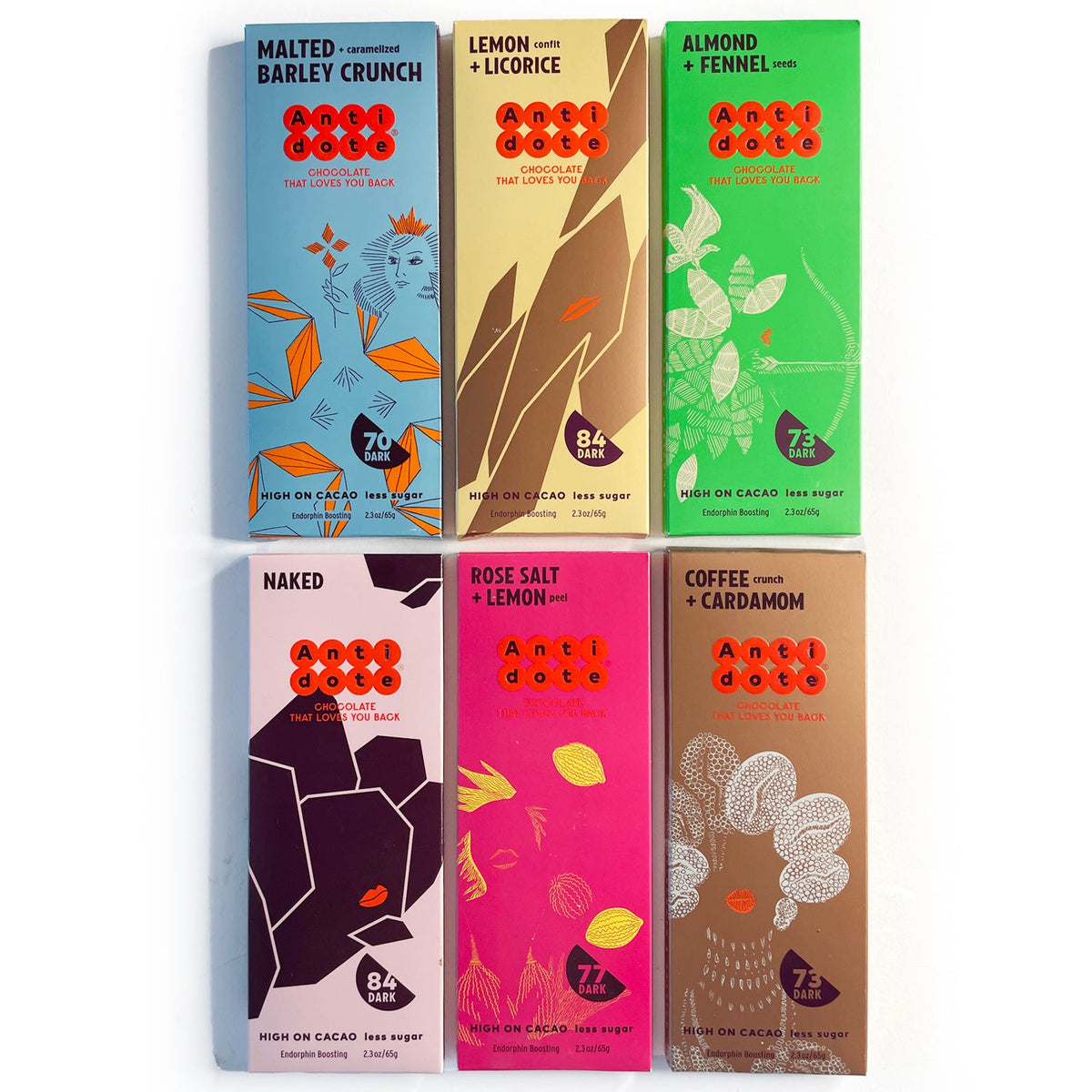 Antidote Chocolate Bars – 6 Pack