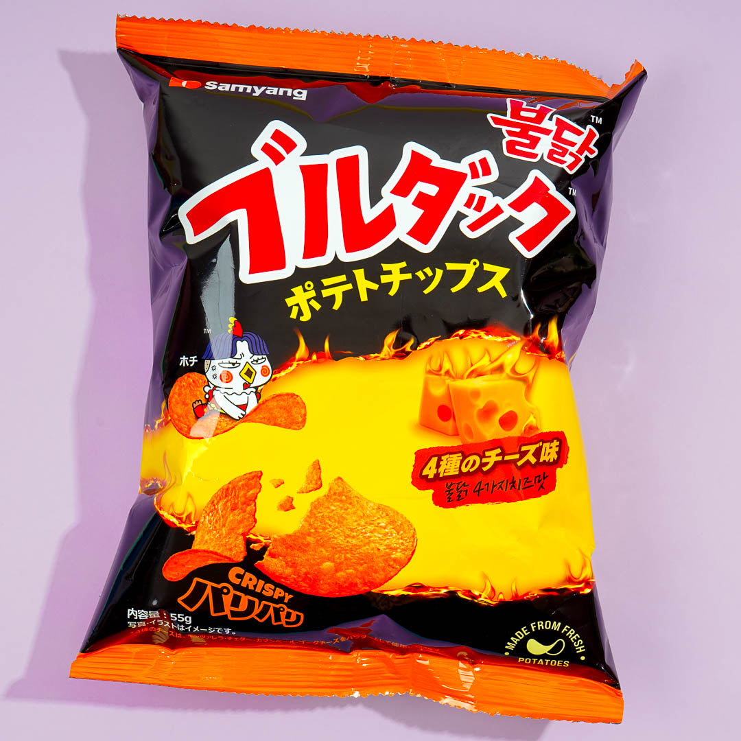 Samyang Buldak Potato Chips – 4 Cheese
