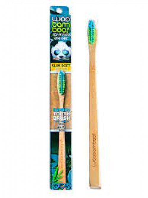 Woobamboo Slim Soft Toothbrush Zero Waste 1 Ea – Pack Of 12
