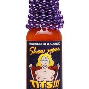 Show Your Tits! w/ Mardi Gras Beads Hot Sauce