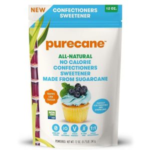 Purecane – Confectioners Sweetener 12 Oz – Pack Of 6