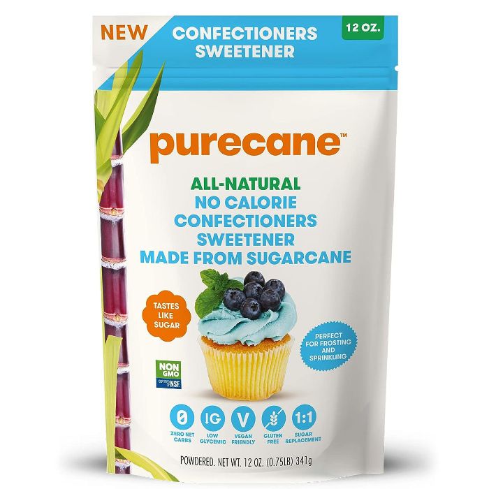 Purecane – Confectioners Sweetener 12 Oz – Pack Of 6