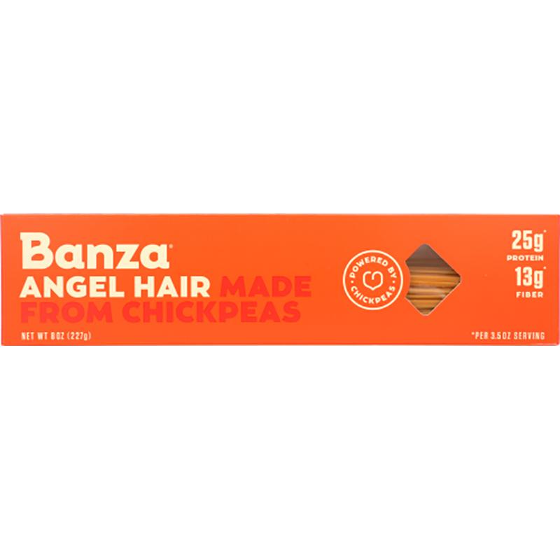 Banza Chickpea Pasta – Pasta Angel Hair Chickpea, 8oz