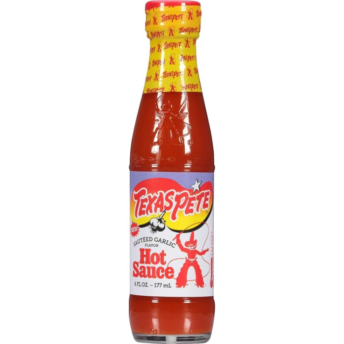 Texas Pete Sauce Hot Garlic 6 Oz – Pack Of 12