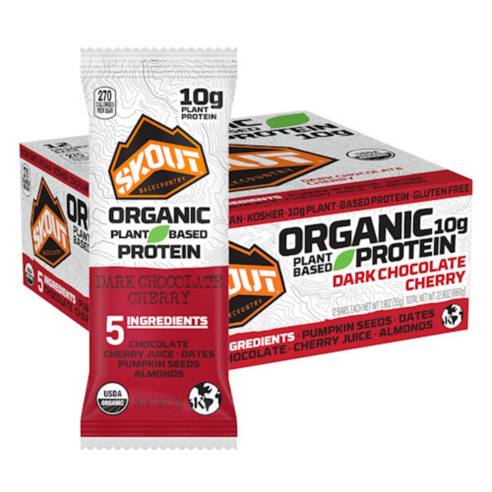 Skout – Dark Chocolate Cherry Organic Protein Bar, 2.2 Oz