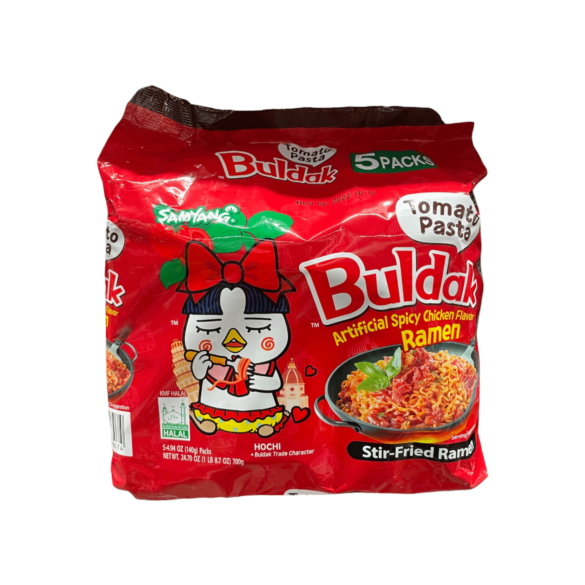 Samyang Buldak Tomate Artificial Spicy Chicken Flavor Stir-Fried Ramen