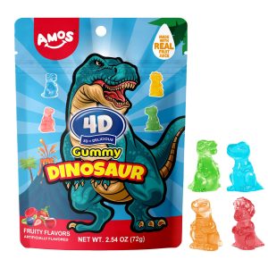 Amos 4D Gummy Dinosaur