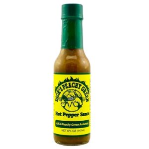 Hot Sauce Dirty Dick’s Peachy Green Ambrosia 5 oz Heat 6