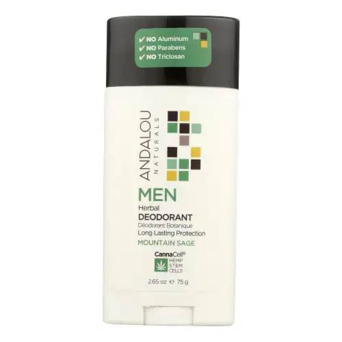 Andalou Naturals – Deodorant Men’s Herbal, 2.65 oz