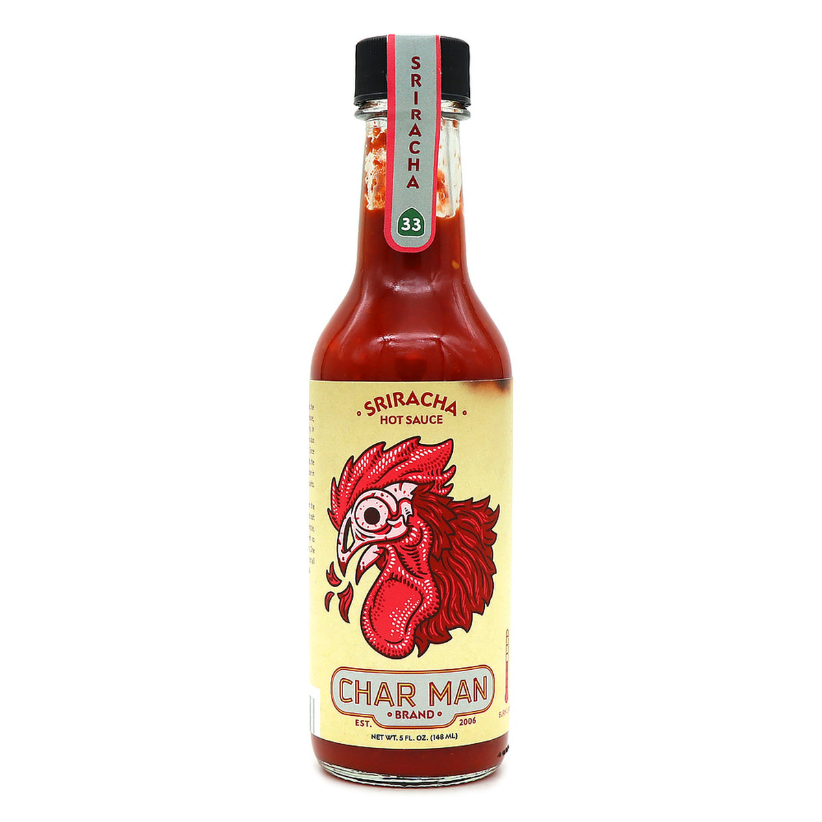 Char Man Sriracha Hot Sauce