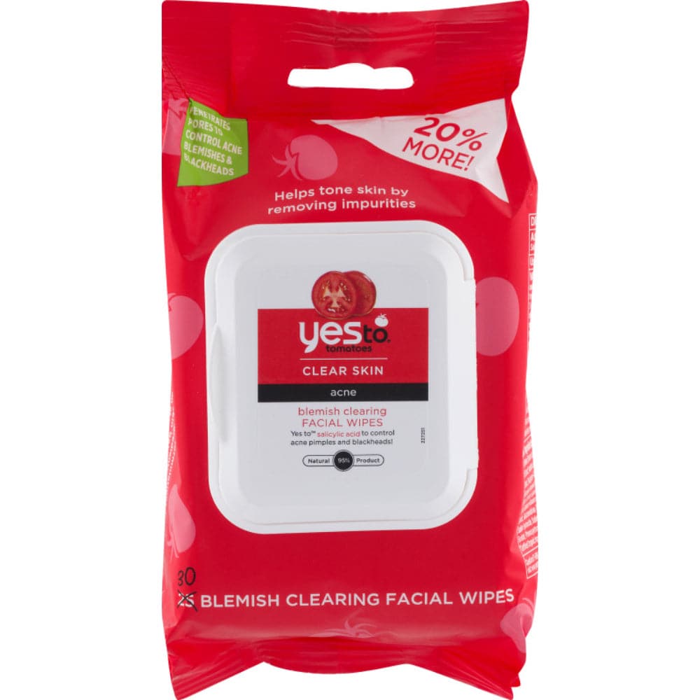 Yes To – Tomatoes Clear Skin Blemish Cearing Facial Wipes
