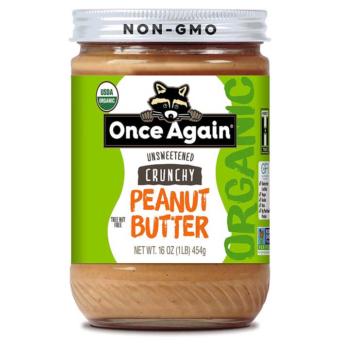 Once Again – Organic Crunchy Peanut Butter, 16oz