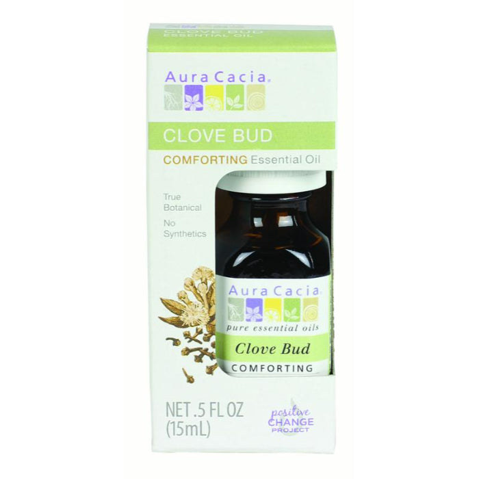 Aura Cacia – Essential Oil Clove Bud, 0.5 Fl Oz – Pack of 1