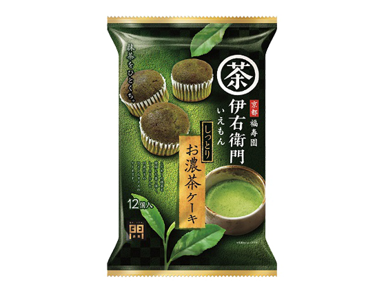 Montowaru, Matcha Cup Cake, Moist Cake, Matcha Flavor, 12 pcs