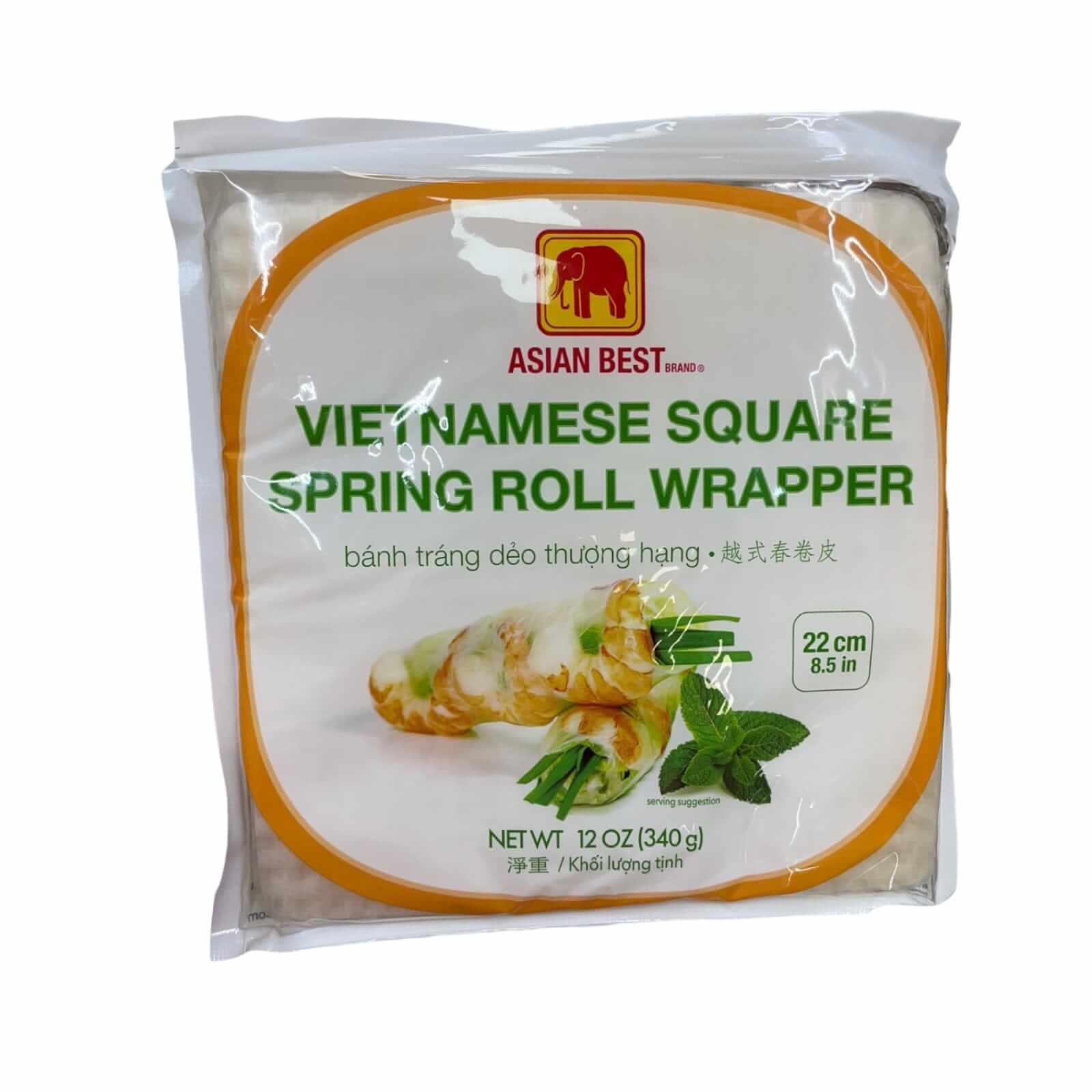 Asian Best Brand Vietnamese Square Spring Roll Wrapper