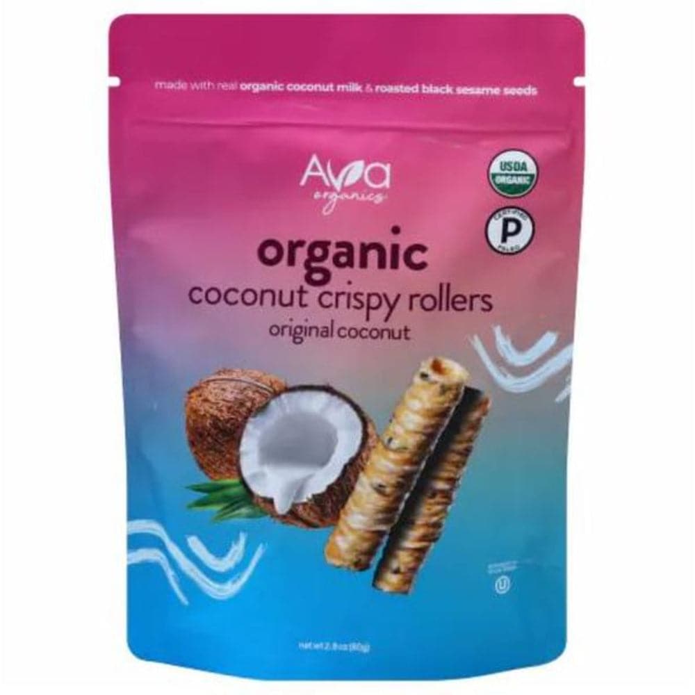 Ava Organics – Coconut Crispy Rollers Original, 14.1 oz