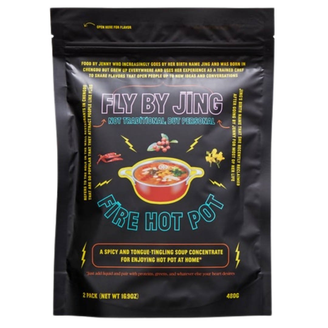 Fly By Jing Hot Pot Base – 12 Packs x 2 Bags (24 Total)